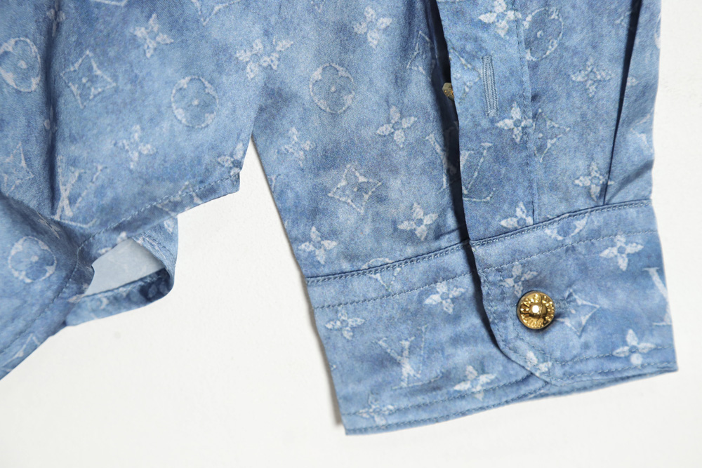 LouisVuitton Louis Vuitton new gradient full printed shirt TSK2