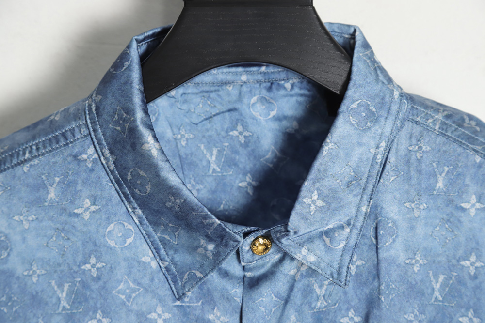 LouisVuitton Louis Vuitton new gradient full printed shirt TSK2