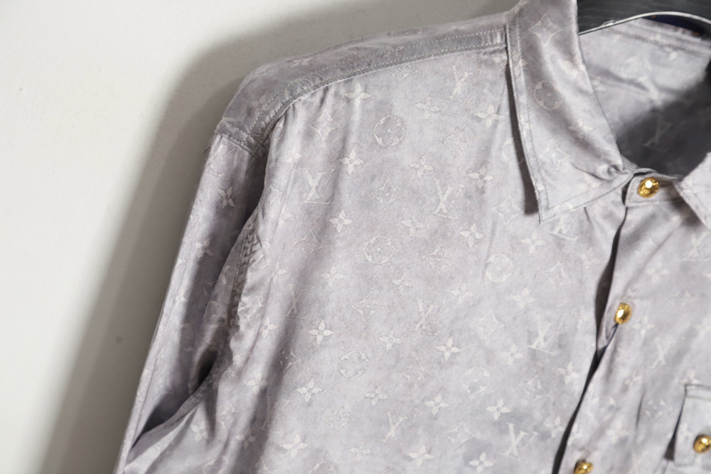 Louis Vuitton Louis Vuitton new gradient full print shirt