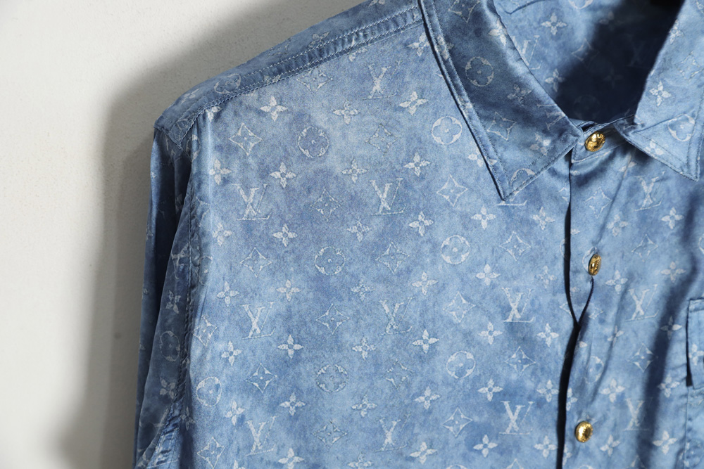 LouisVuitton Louis Vuitton new gradient full printed shirt TSK2