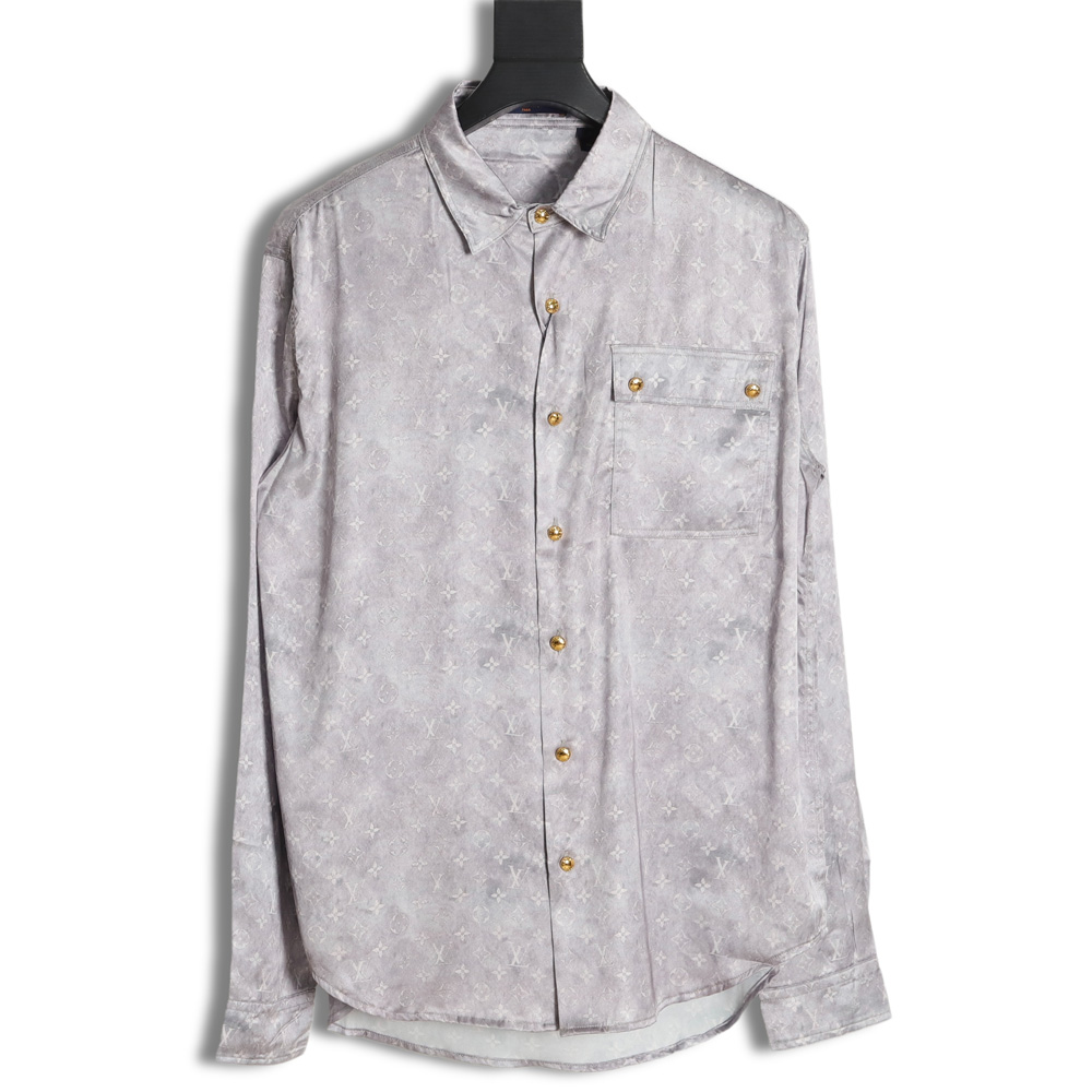 Louis Vuitton Louis Vuitton new gradient full print shirt