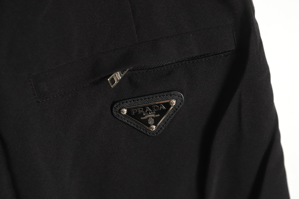 PRADA Prada PRD 23SS side webbing school uniform trousers