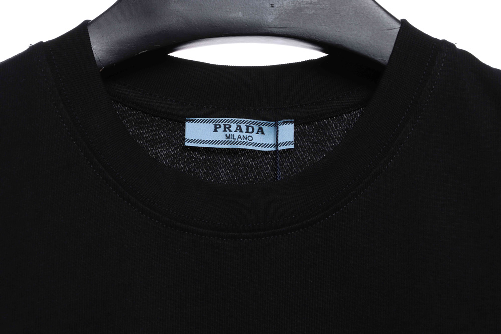 Prada triangle monogram print short sleeves