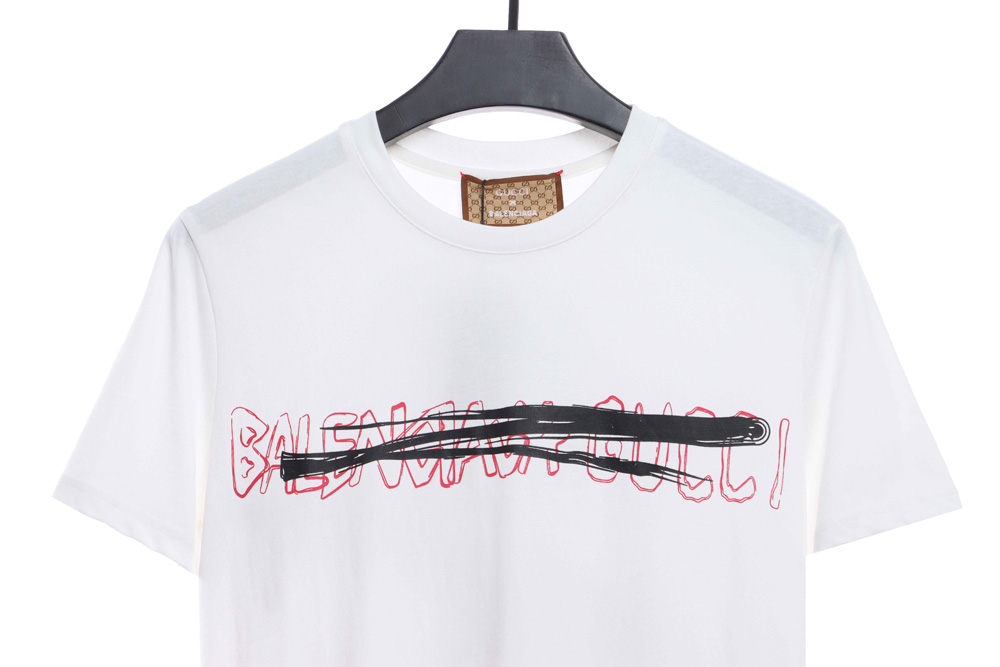 Gucci Edition Balenciaga Logo Altered Short Sleeves