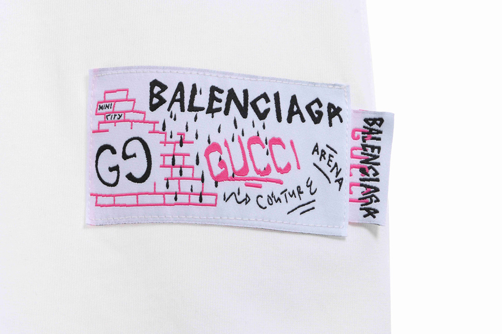 Gucci Edition Balenciaga Logo Altered Short Sleeves