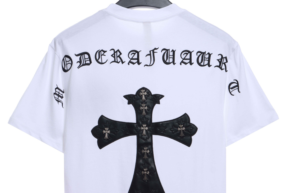 Chro heart back big cross veneer short sleeves