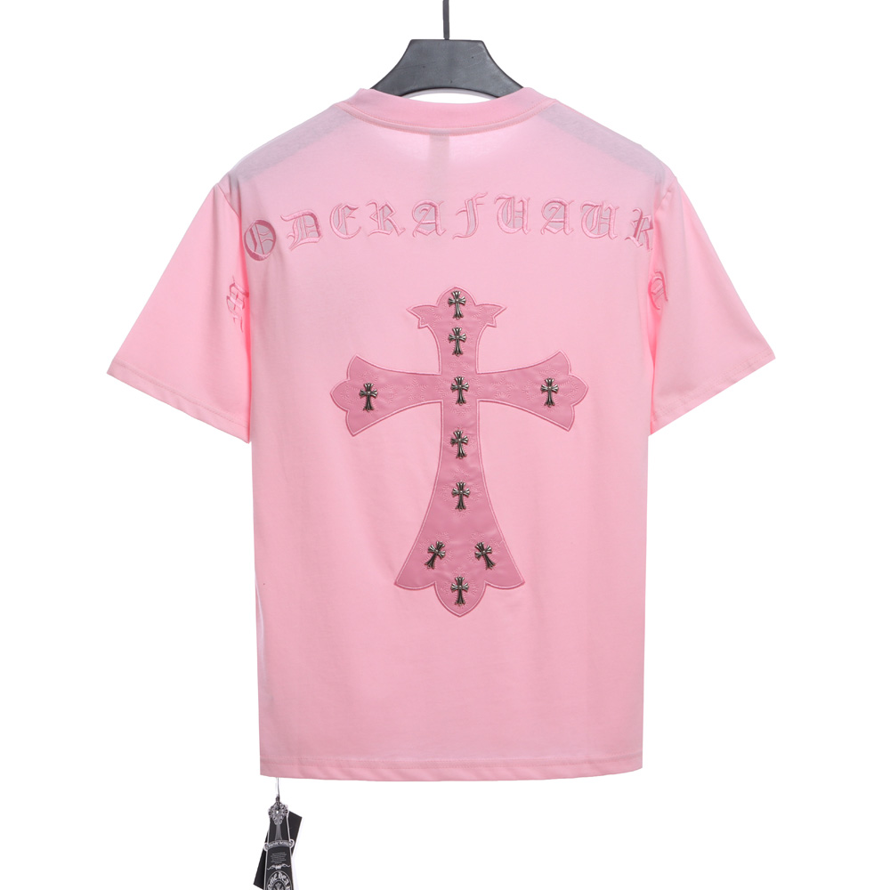 Crow heart back big cross veneer short sleeve TSK1