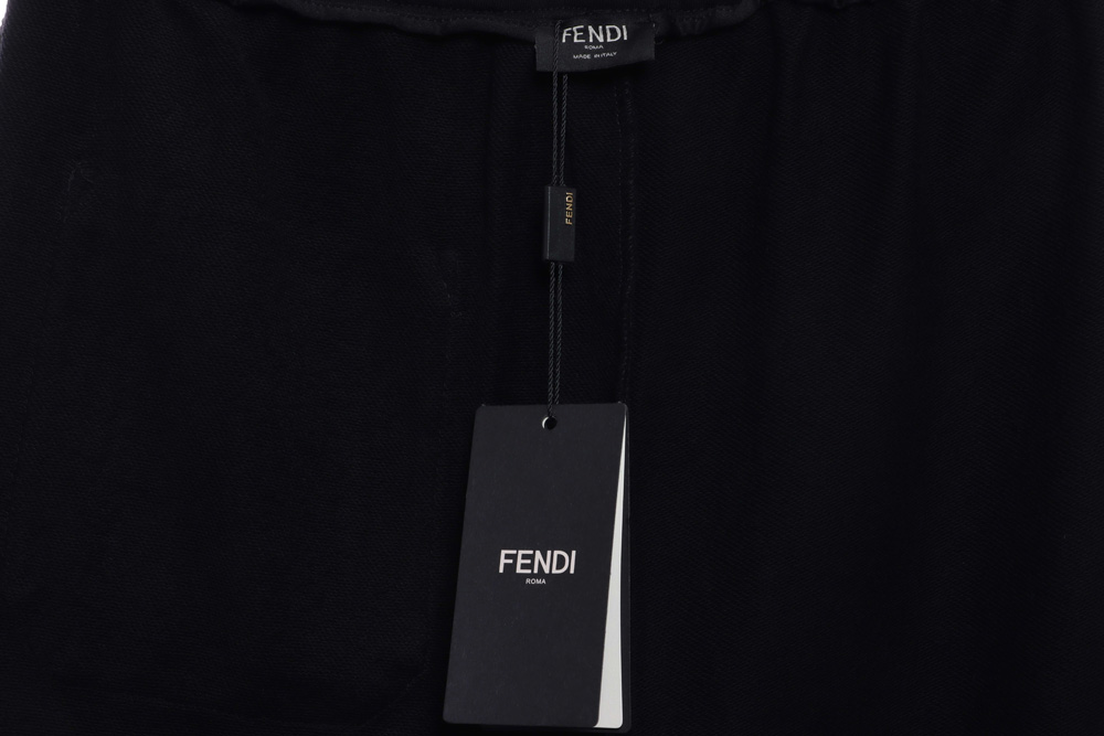 Fendi monsters embroidered shorts