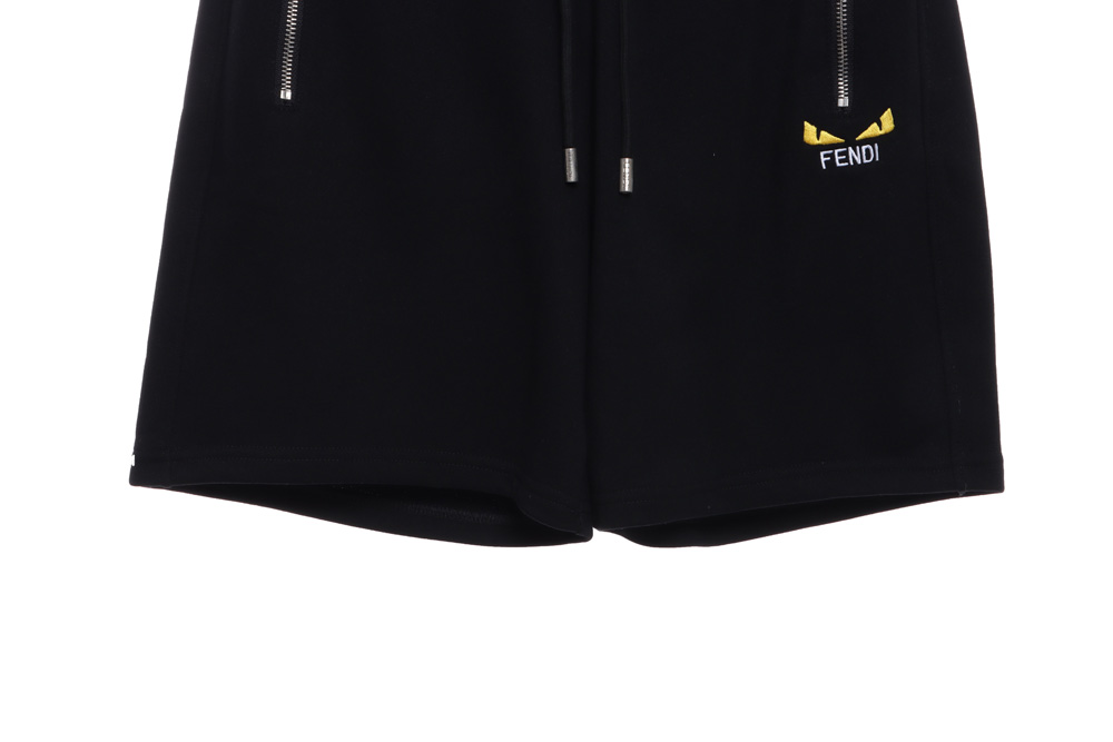 Fendi monsters embroidered shorts