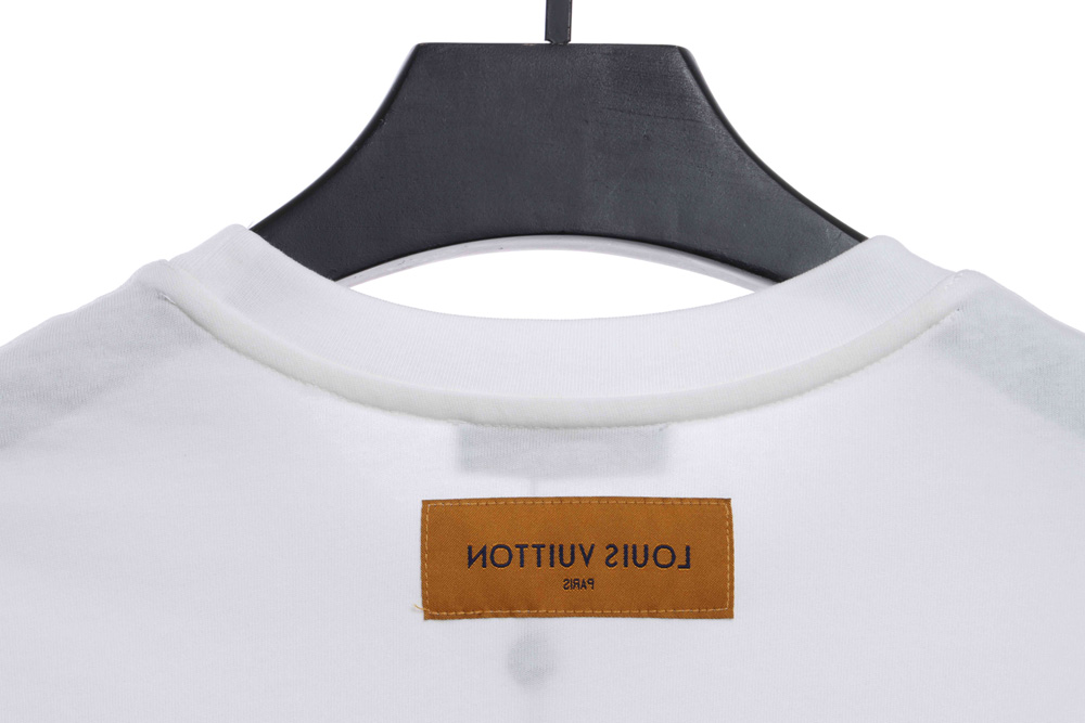 LV minimalist embroidered letters short sleeve TSK1