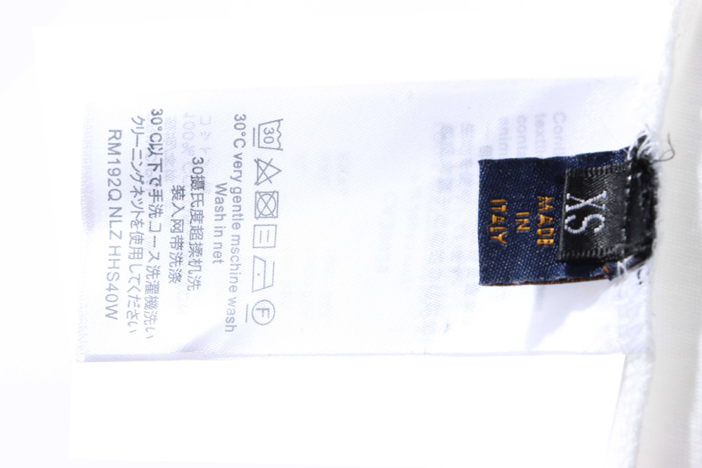 LV minimalist embroidered letters short sleeve TSK1