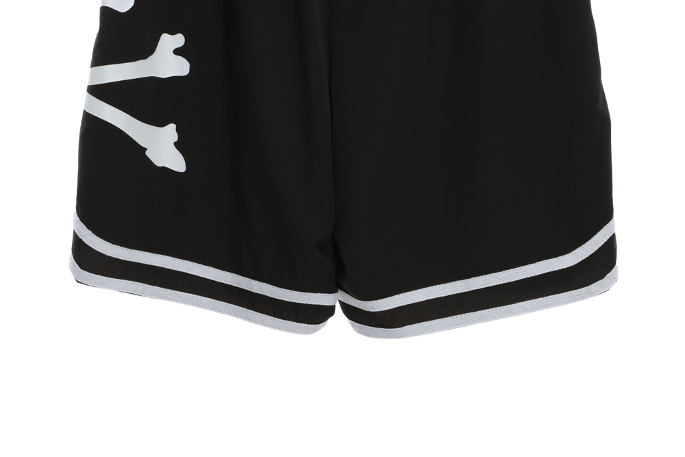MMj skull print cropped shorts TSK1