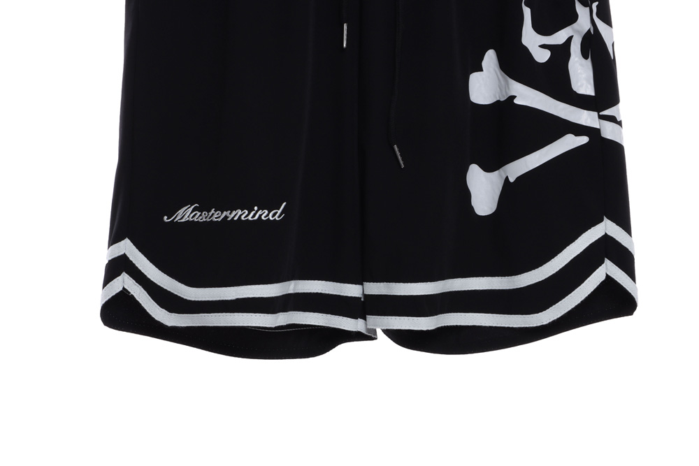 MMj skull print cropped shorts