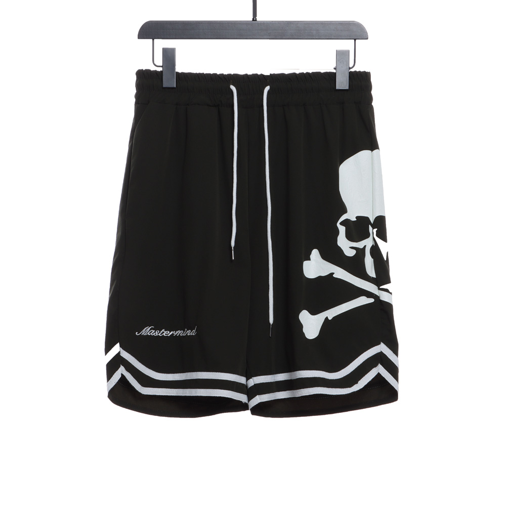 MMj skull print cropped shorts TSK1