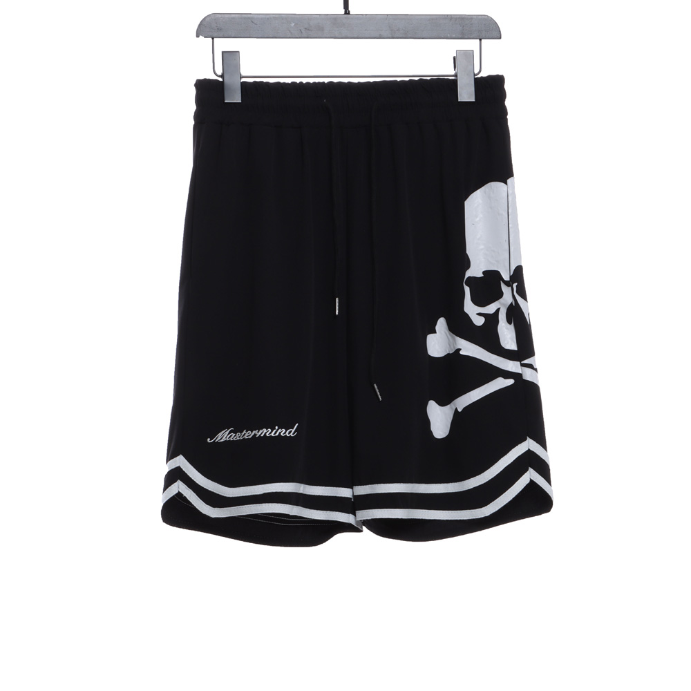 MMj skull print cropped shorts