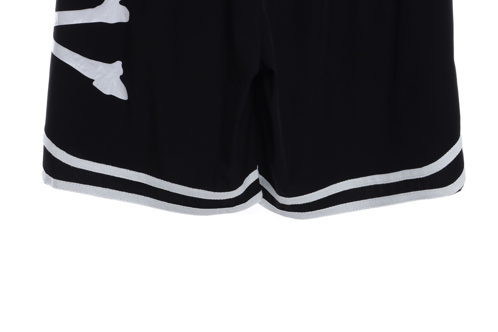 MMj skull print cropped shorts