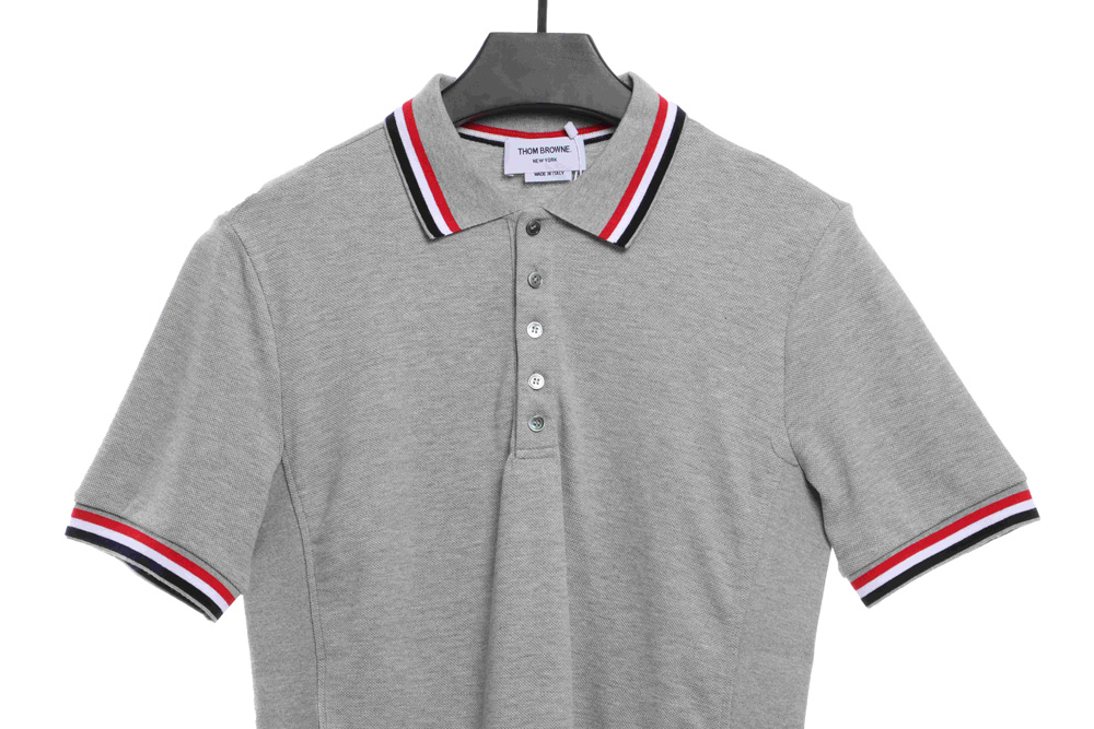 TB Neckline Cuff Color Stripe POLO TSK2
