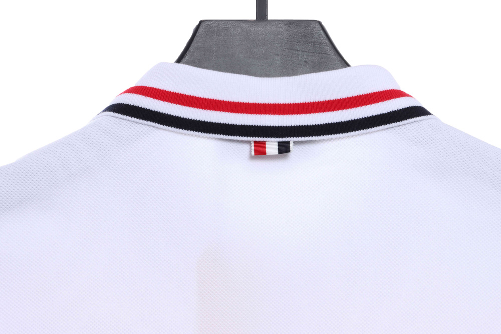 TB collar and cuff color stripe POLO