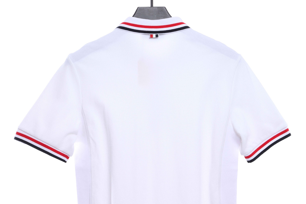 TB collar and cuff color stripe POLO