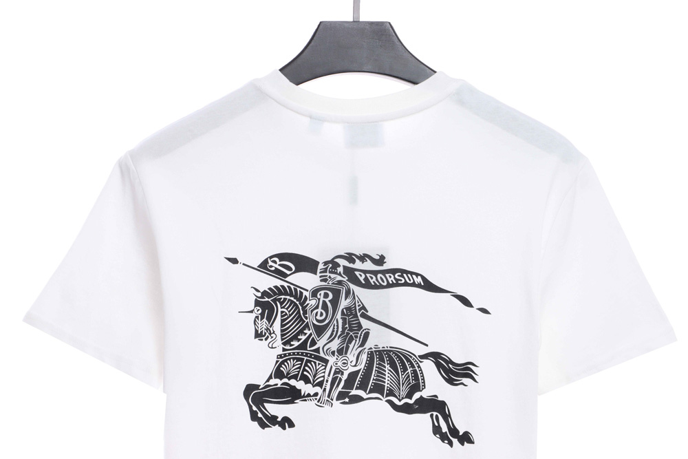 Burberry Back Charge Knight Print Short Sleeves