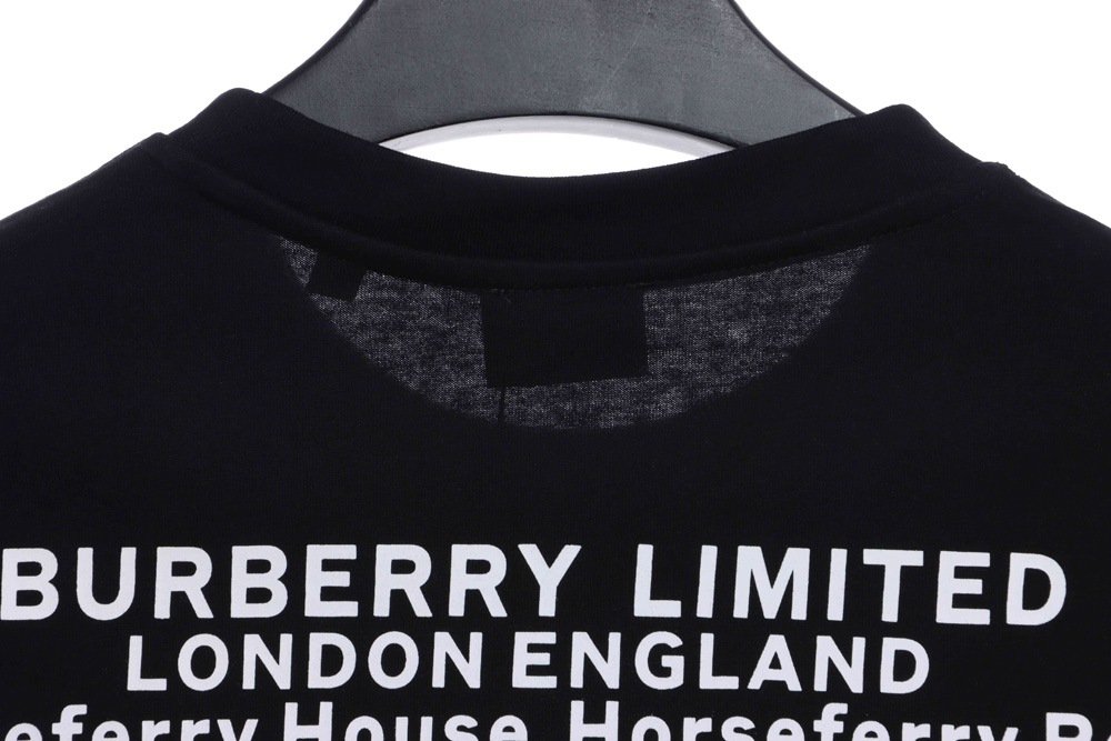 Burberry back letter print short sleeve TSK2