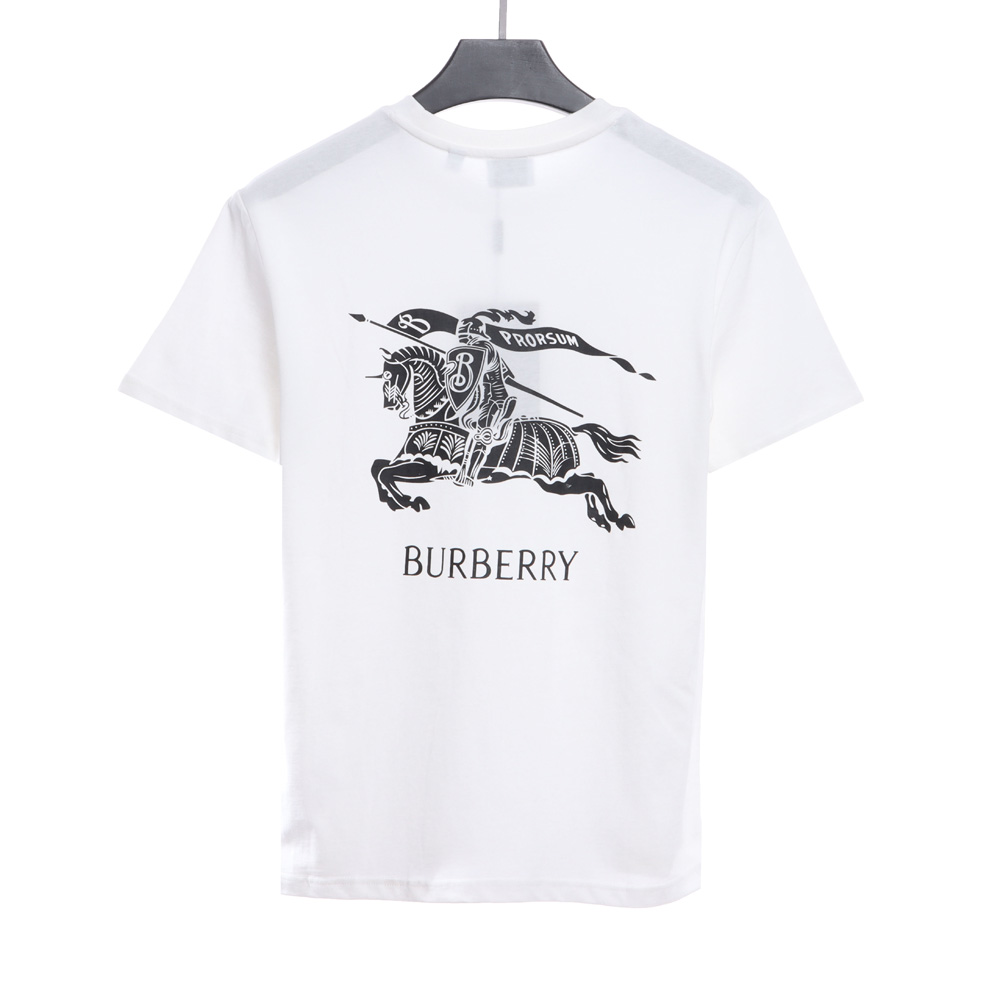 Burberry Back Charge Knight Print Short Sleeves
