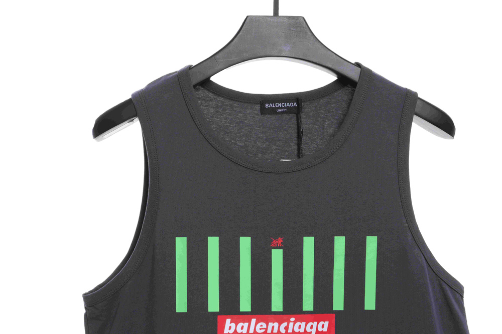 Balenciaga Barcode Ripped Vest