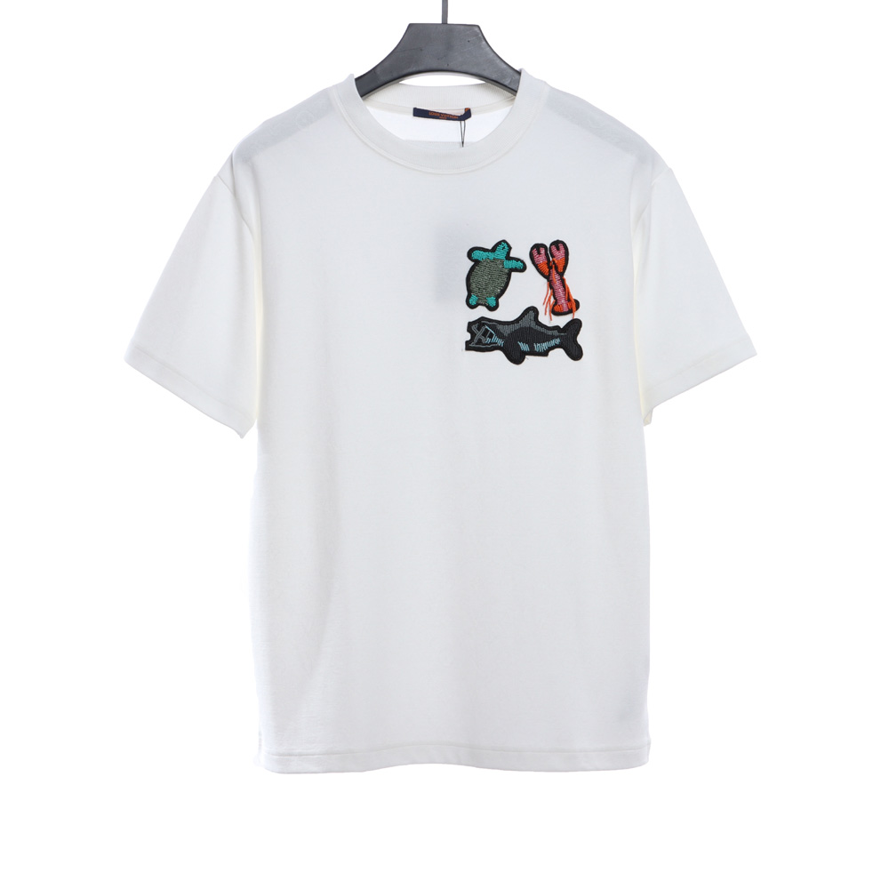LV Sea Animal Beaded Short Sleeve TSK1