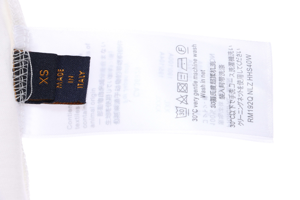LV blue graffiti paratrooper short sleeves