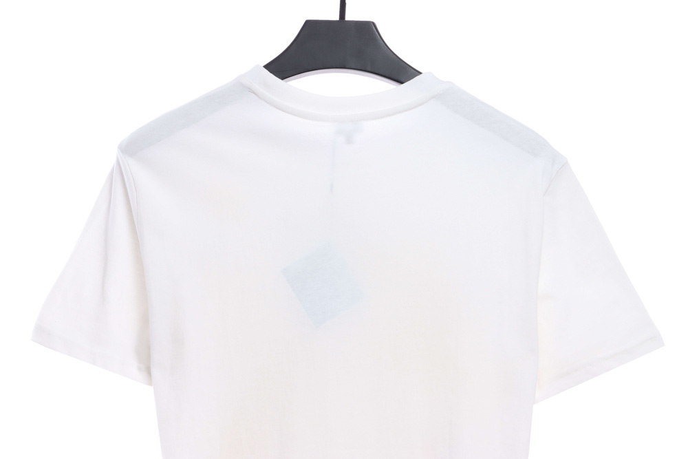 Loewe floral embroidery short sleeves