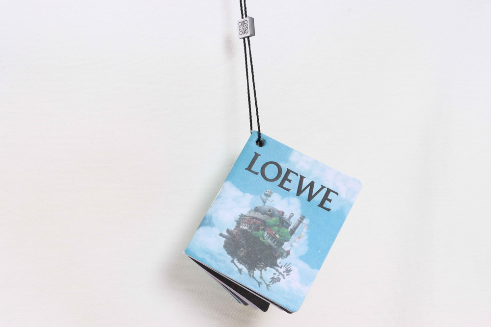 Loewe floral embroidery short sleeves