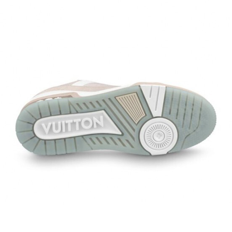Louis Vuitton LV Trainer Beige Monogram Demin