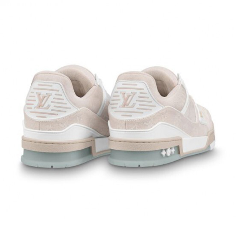 Louis Vuitton LV Trainer Beige Monogram Demin