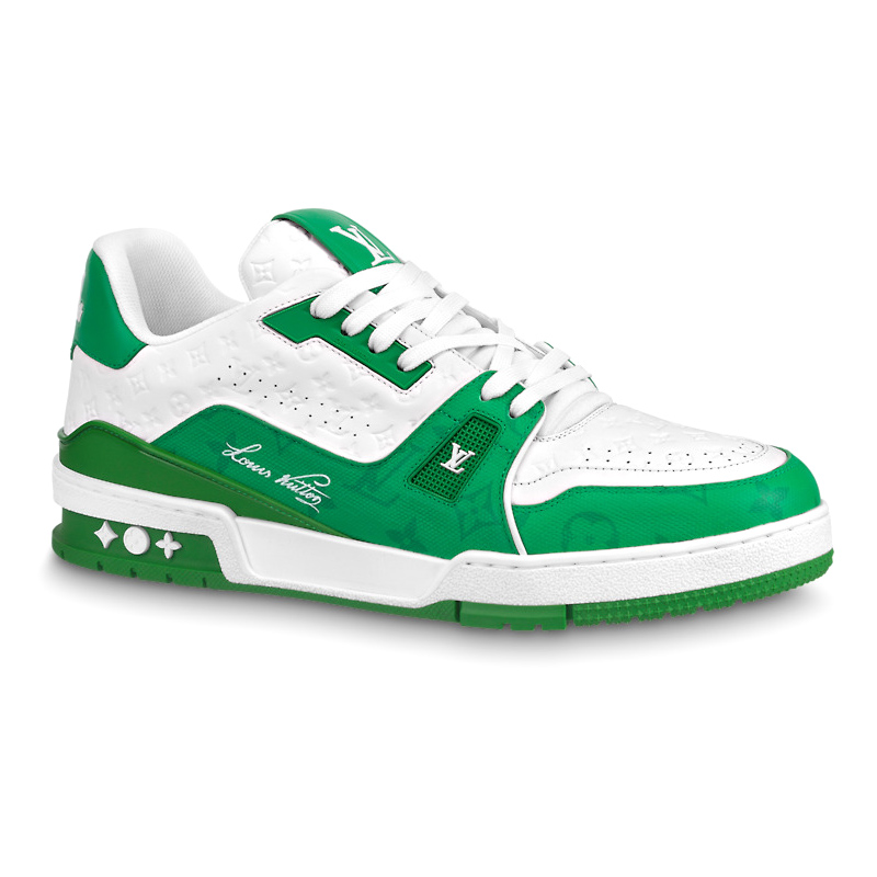 Louis Vuitton Trainer #54 Signature Green White