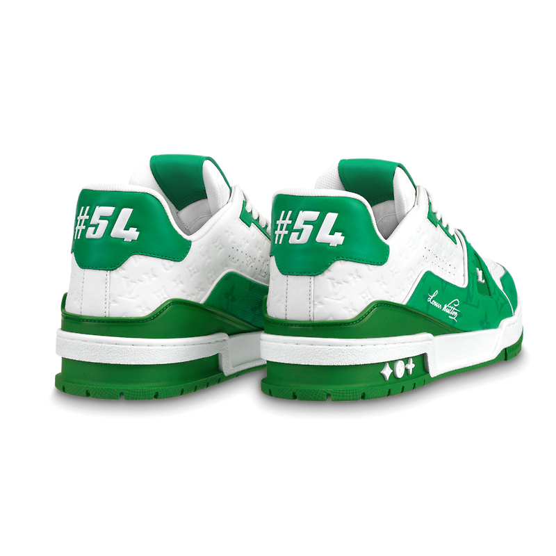 Louis Vuitton Trainer #54 Signature Green White