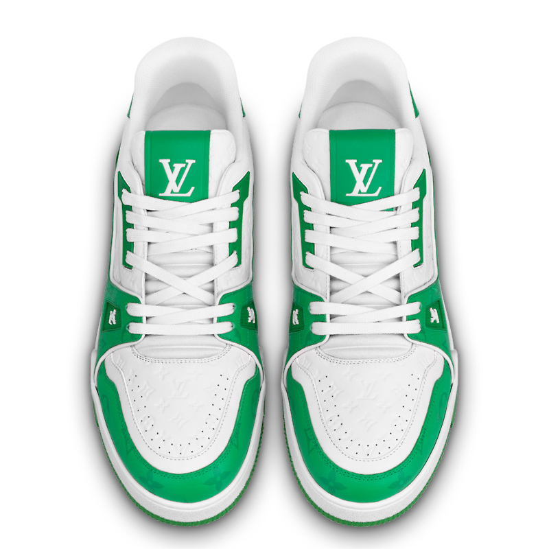 Louis Vuitton Trainer #54 Signature Green White