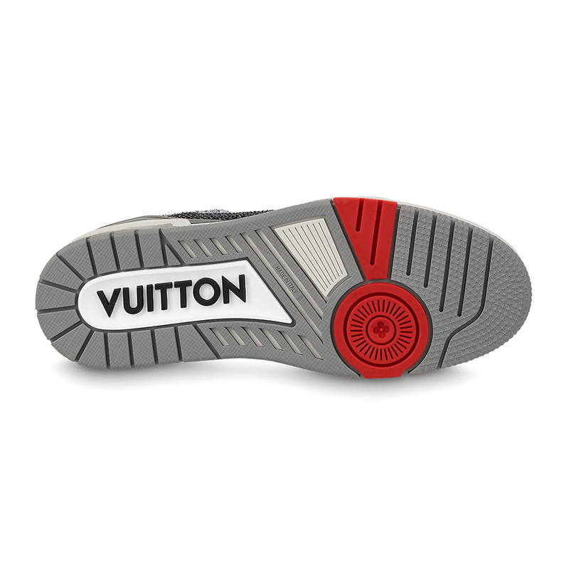 Louis Vuitton LV Trainer Black Grey Crystal