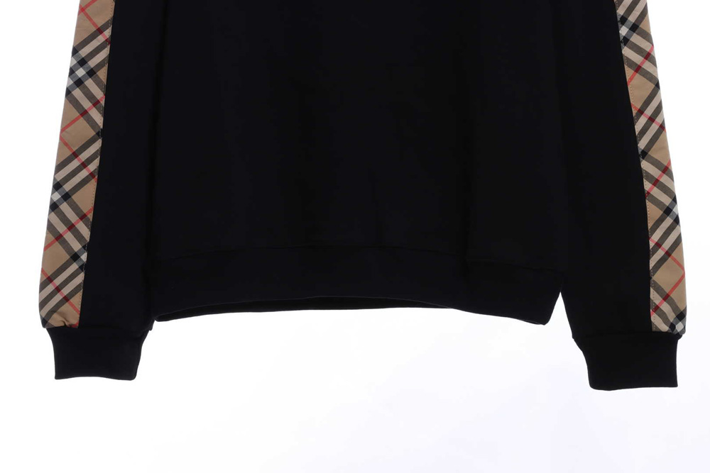 Burberry Classic Check Stripe Sweatshirt With Side Sides