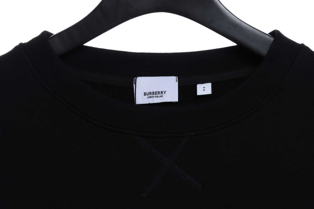 Burberry Classic Check Stripe Sweatshirt With Side Sides