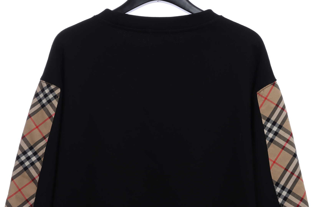 Burberry Classic Check Stripe Sweatshirt With Side Sides