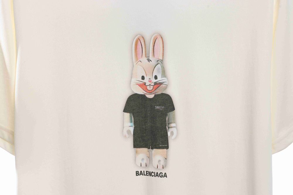 Balenciaga Bugs Bunny Print Short Sleeve