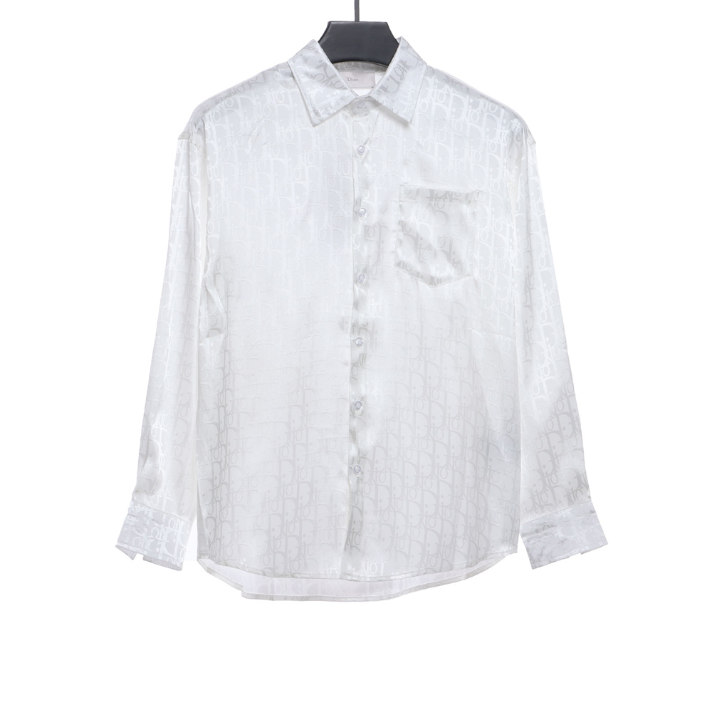 Dior shadow jacquard all over print shirt