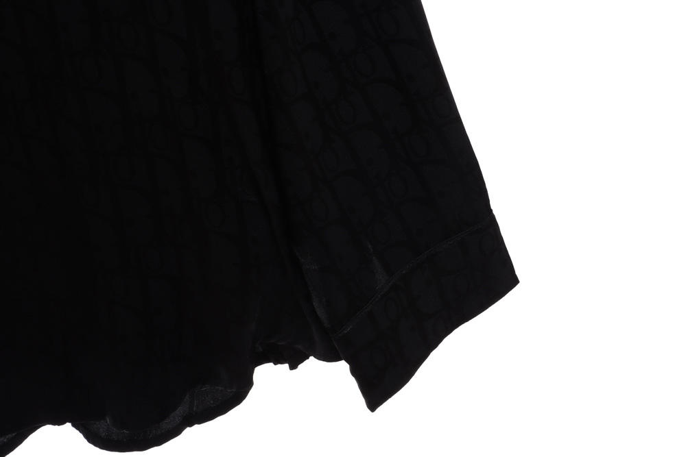 Dior dark pattern jacquard all over print shirt_CM_1