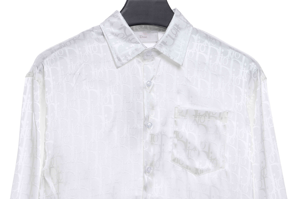Dior shadow jacquard all over print shirt