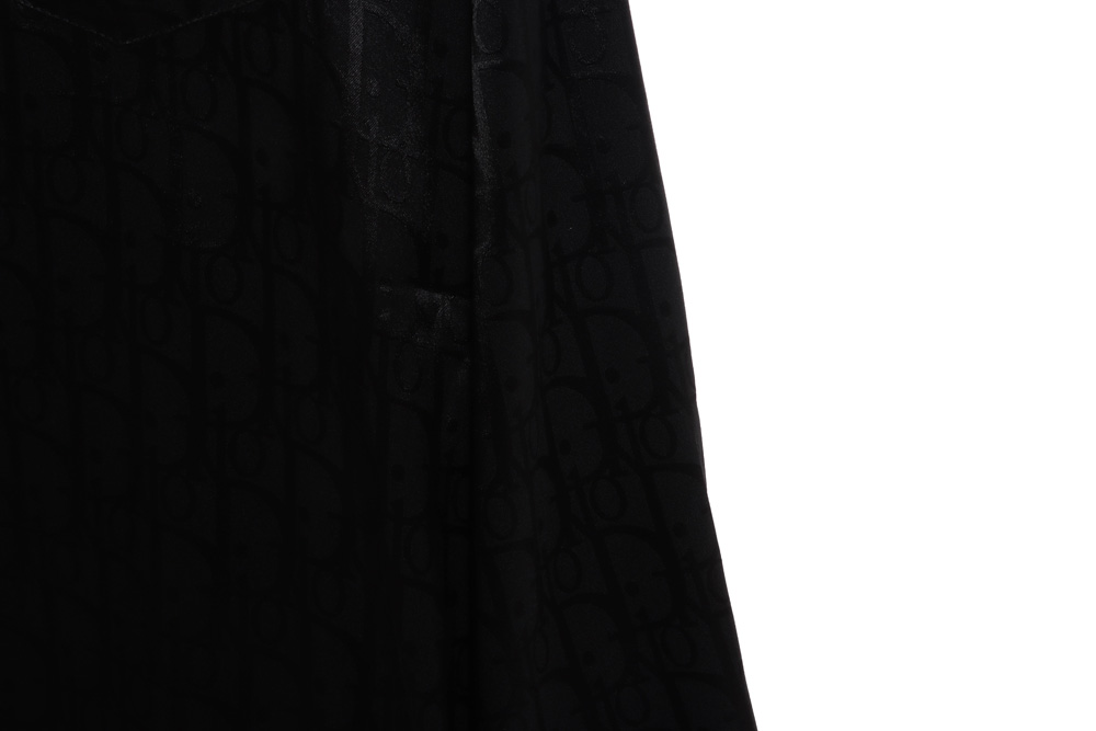 Dior dark pattern jacquard all over print shirt_CM_1