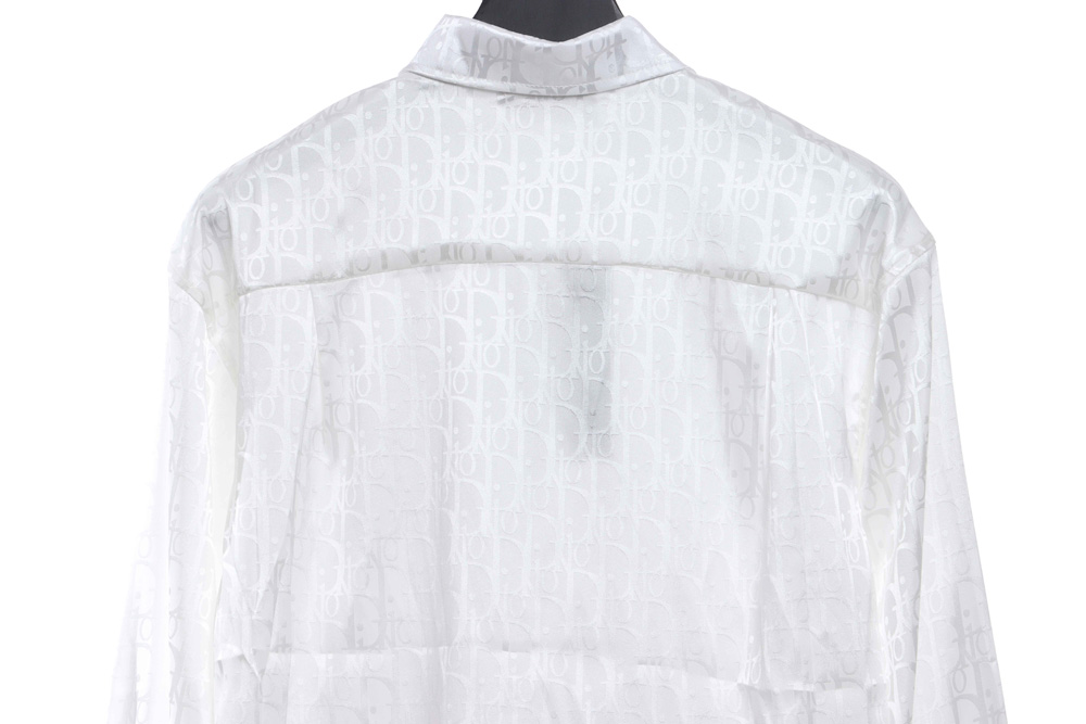 Dior shadow jacquard all over print shirt
