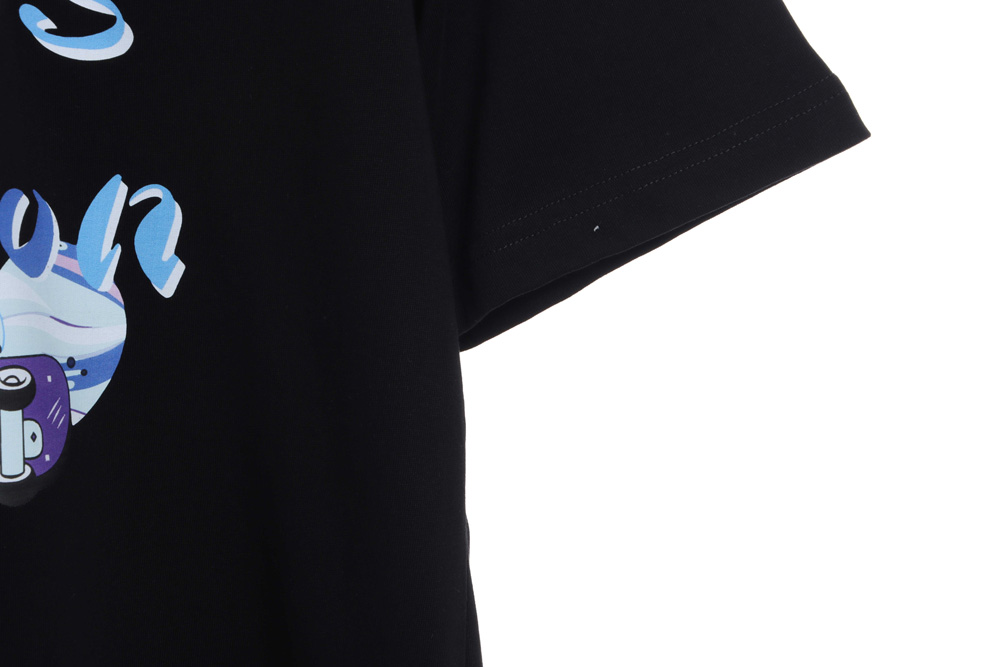 LV graffiti astronaut print short sleeve_CM_1