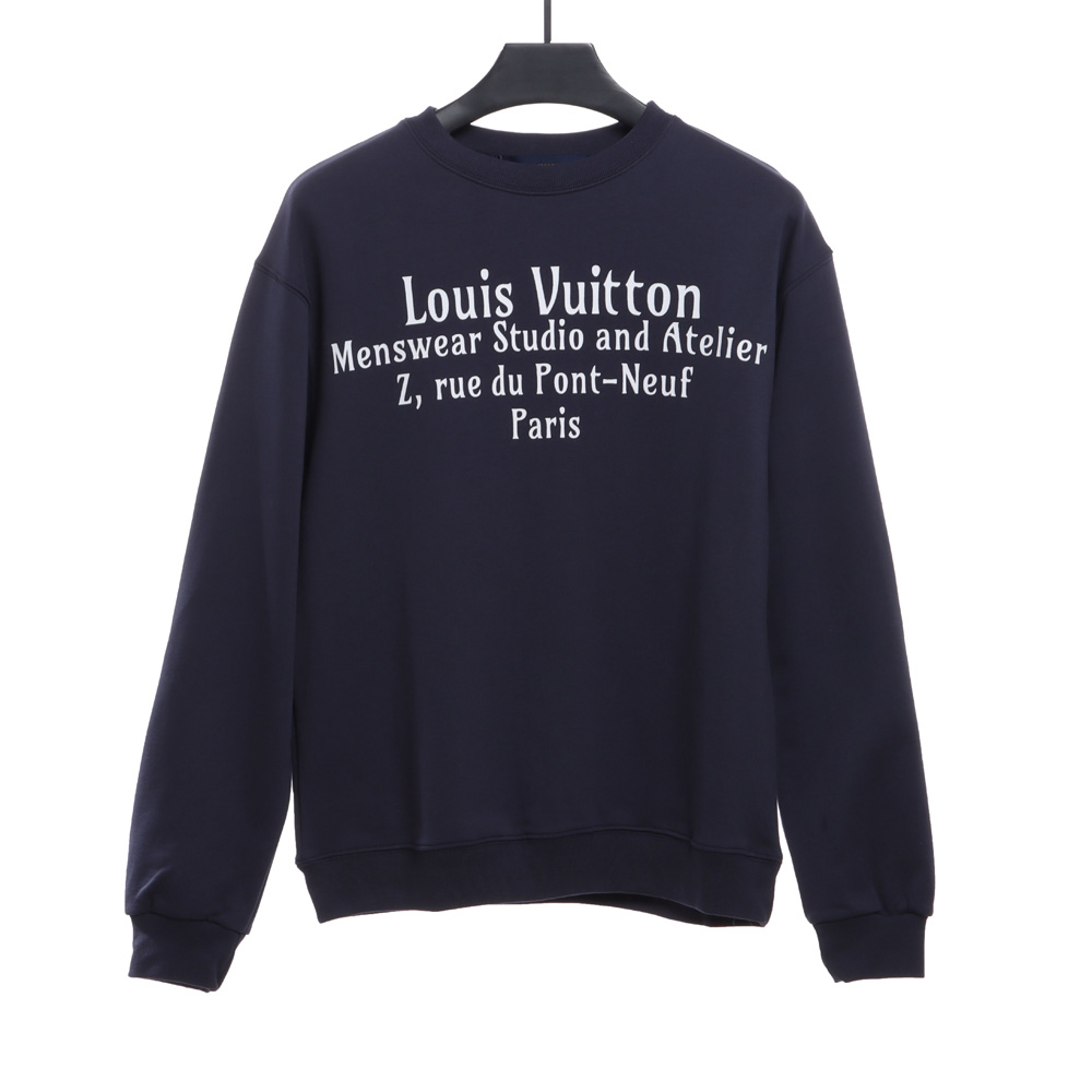 LV classic slogan printed sweater_CM_1