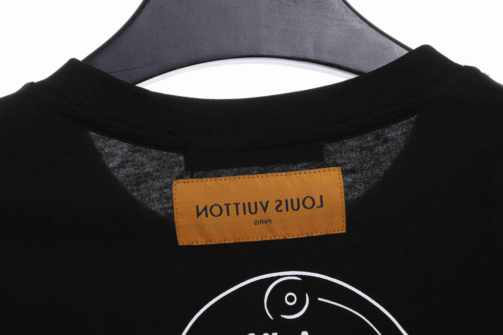 LV Classic Simple Slogan Print Short Sleeve_CM_1