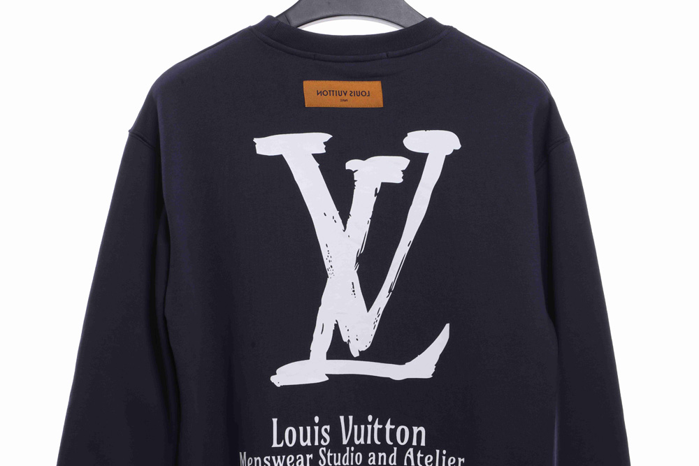 LV classic slogan printed sweater_CM_1
